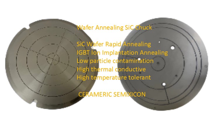 Wafer Annealing SiC Chuck   SiC Wafer Rapid Annealing IGBT Ion Implantation Annealing