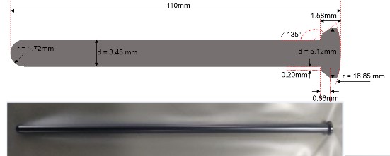 Glassy carbon lift pin